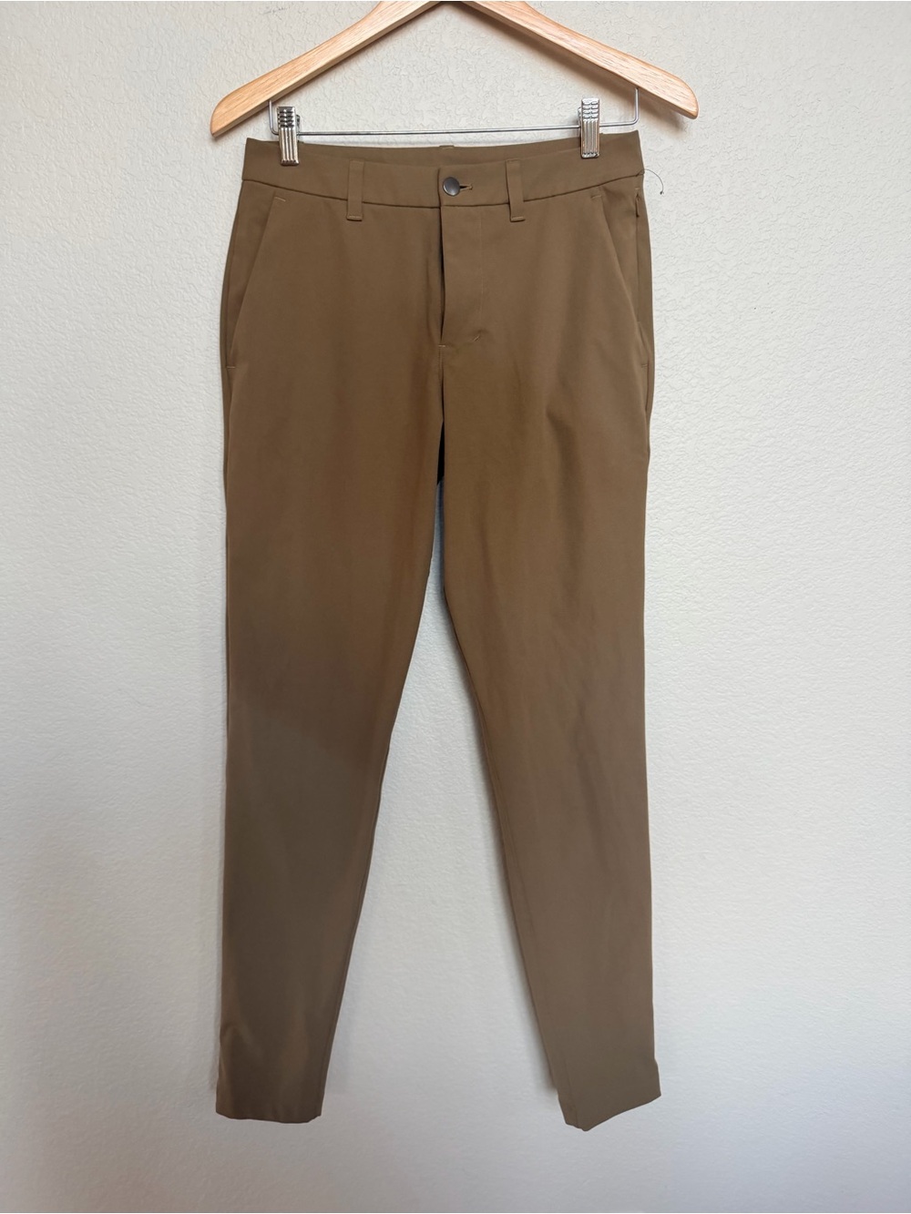 lululemon Men's ABC Slim Fit in Olive Brown W 28 L 34